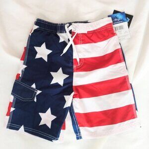 Boys kanu surf USA swim shorts NWT